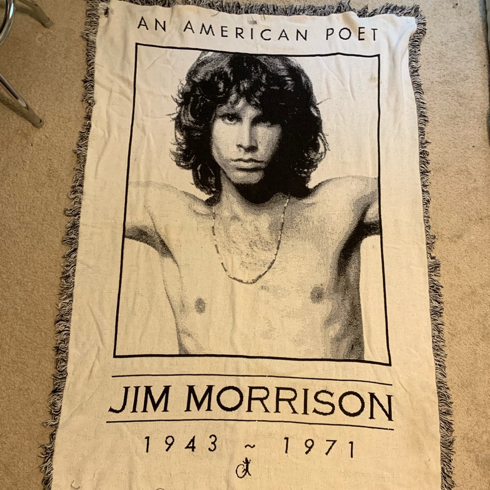 Large Jim Morrison Blanket!!